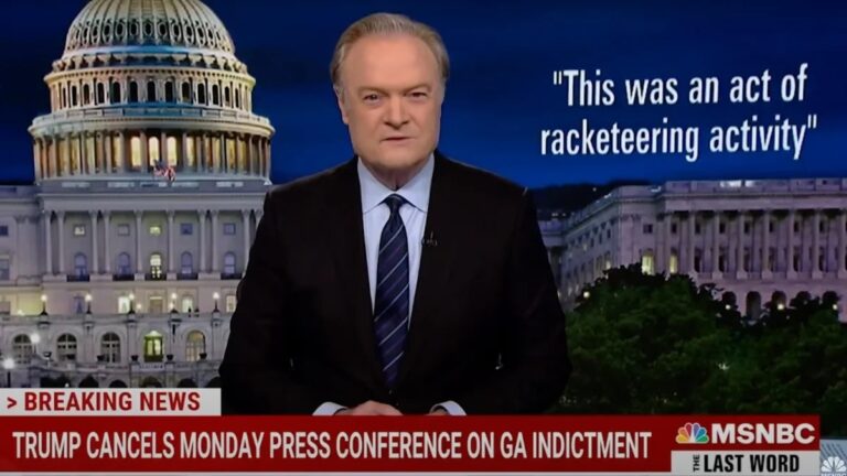 Lawrence O’Donnell believes that Trump has been so scared that he is now unable to speak.