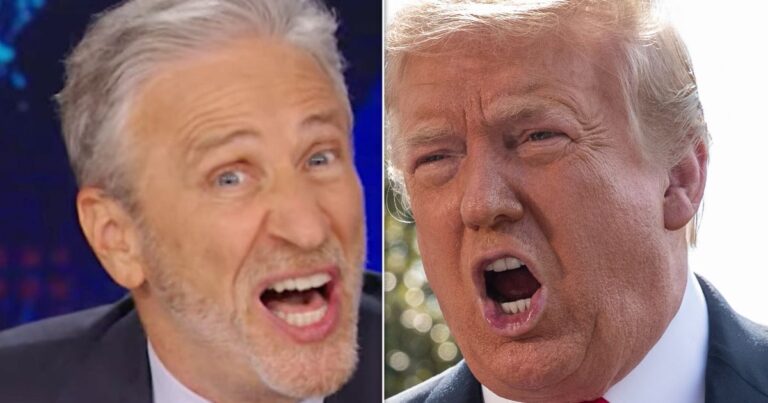 ‘What The F**k?’: Brazen New Trump Lie Stuns Jon Stewart Into 15 Seconds Of Silence