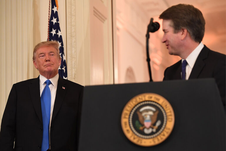 Trump's unlikely hero: Justice Brett Kavanaugh