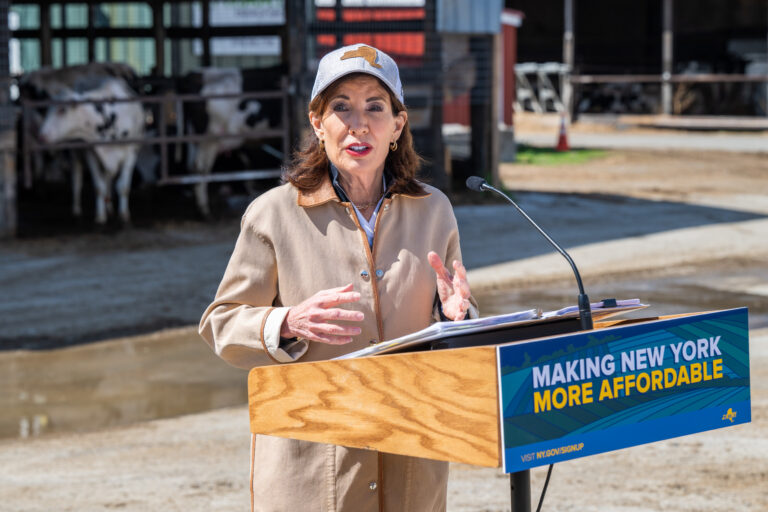Hochul says she's cut a budget deal to confront costs and Trump
