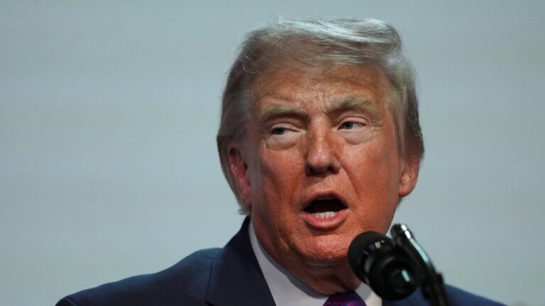 U.S. government agrees to drop tax claims against Trump in IRS settlement : NPR