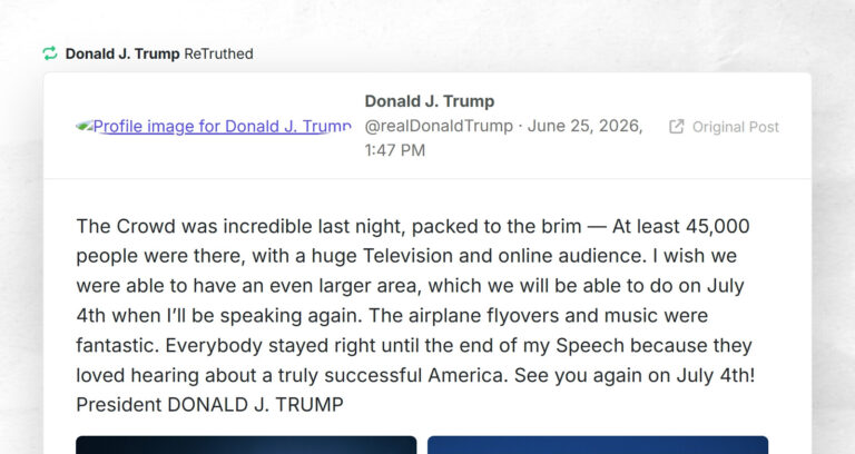 Donald J. Trump: “RT @realDonaldTrumpThe Crowd was incredible last night, packed to the brim —…