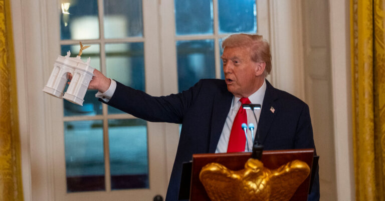 Can Trump’s Arch Be So Tall? A Panel Led by His Allies Tentatively Says Yes.