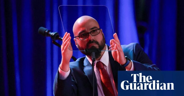 White House teleprompter operator accused over Trump bets no longer in job, official says | US politics