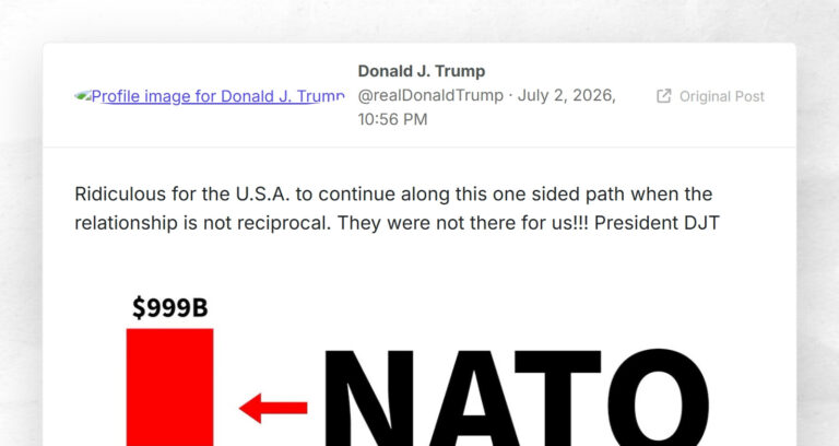 Ridiculous for the U.S.A. to continue along this one sided path when the relationship is not reciprocal. They were not there for us!!! President DJT