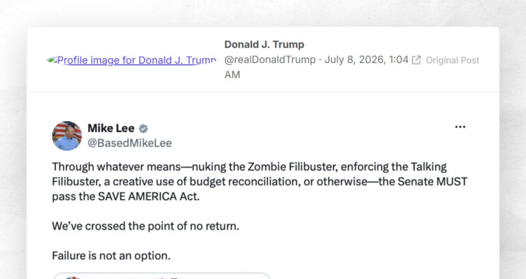 Donald J. Trump: “” – Trump’s Truth