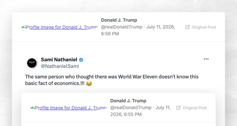 Donald J. Trump: "RT: https://truthsocial.com/users/realDonaldTrump/statuses/116903805619949346"