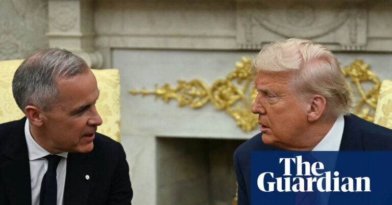 Trump defends 50% tariffs on Canada, saying ‘they need us to survive’ | US news