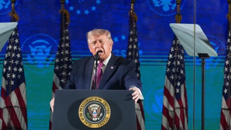 Trump sneaks in Nobel Prize jab while touting America's achievements