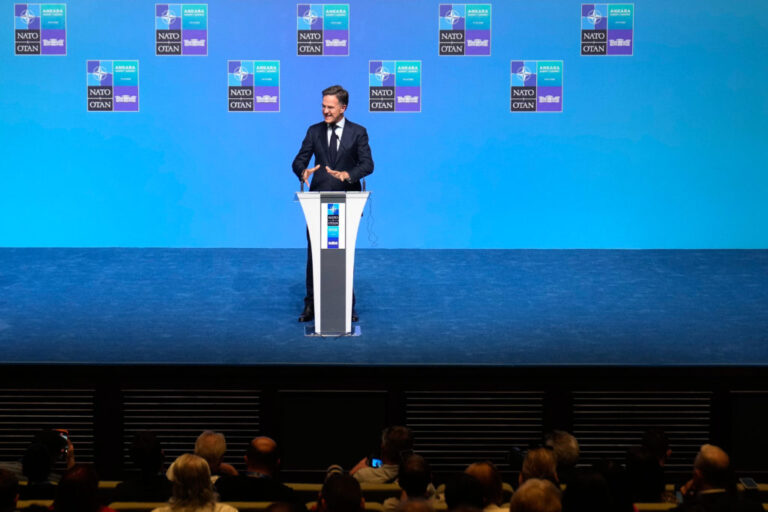 NATO chief demands allies present credible plans to reach defense spending targets