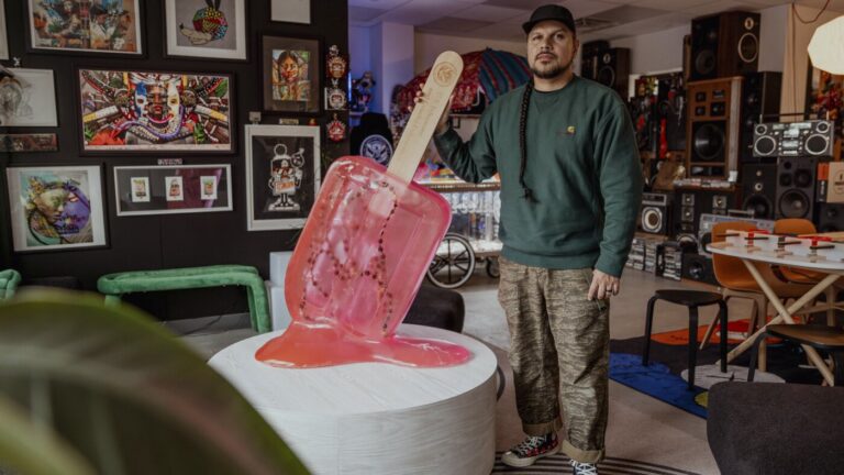 An artist’s ‘I.C.E. pop’ exhibition was shut down within days at a Texas university : NPR
