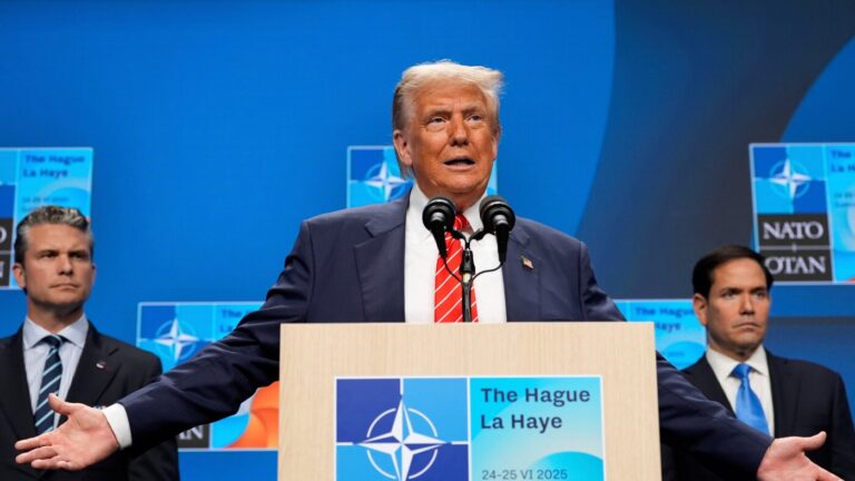Trump won spending promises from NATO last year. This week, he’ll try to enforce them : NPR