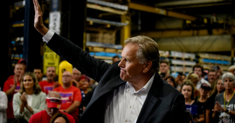 Michigan Senate Candidate, a Former Trump Critic, Shifts Toward Election Skepticism
