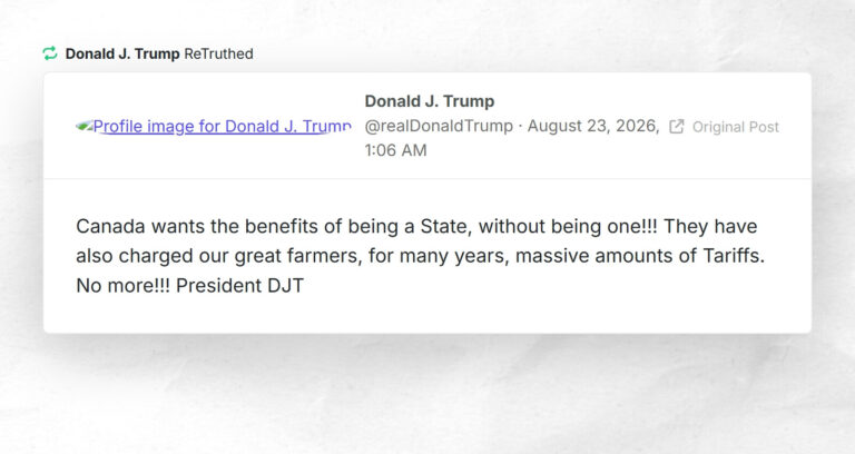 RT @realDonaldTrumpCanada wants the benefits of being a State, without being one!!! They have also charged our great farmers, for many years, massive amounts of Tariffs. No more!!! President DJT