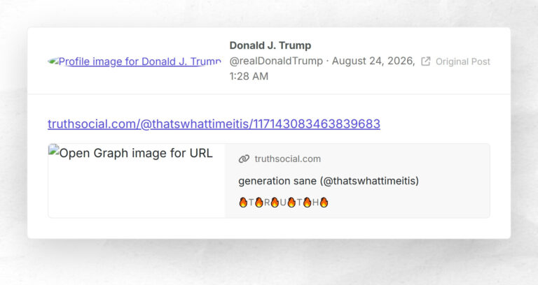 [No Title] – Post from August 24, 2026