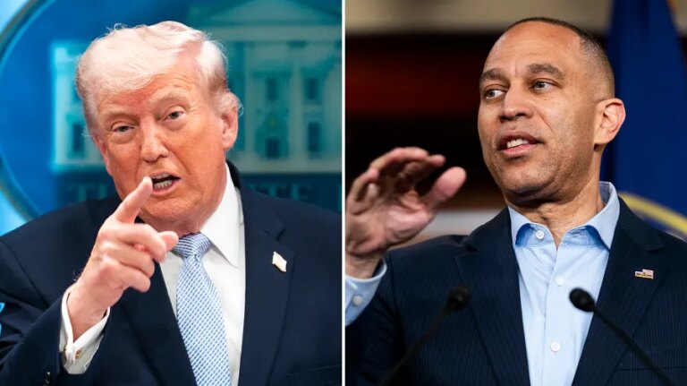 Trump says he would 'probably' get along with Jeffries as Speaker