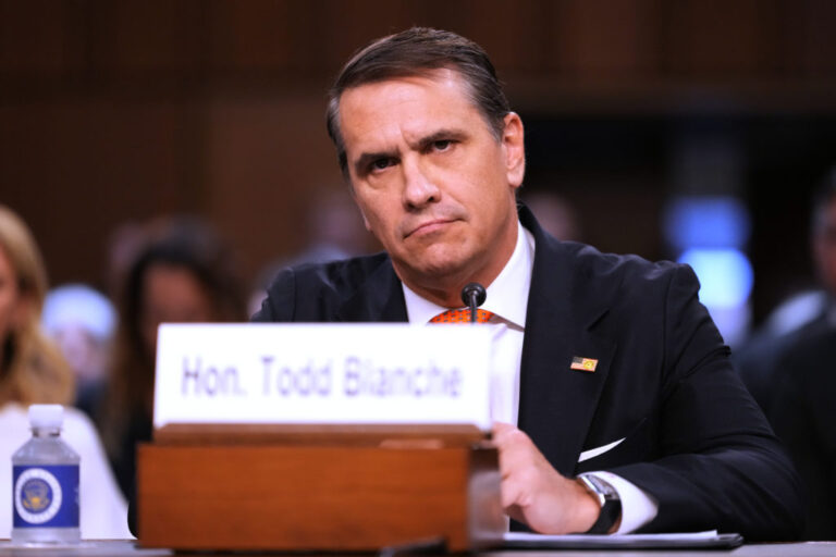 Blanche wins support from GOP holdouts after vowing to scrap ‘anti-weaponization fund’