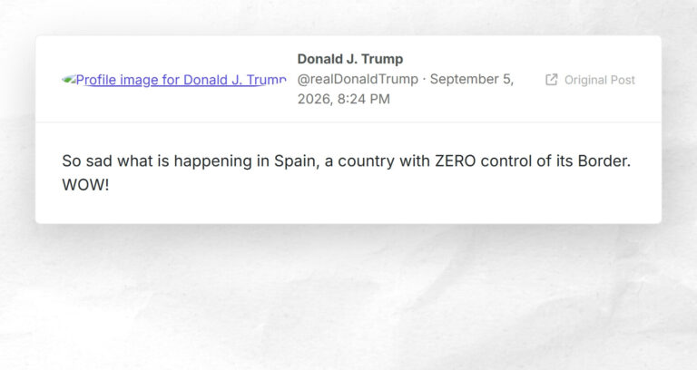 So sad what is happening in Spain, a country with ZERO control of its Border. WOW!