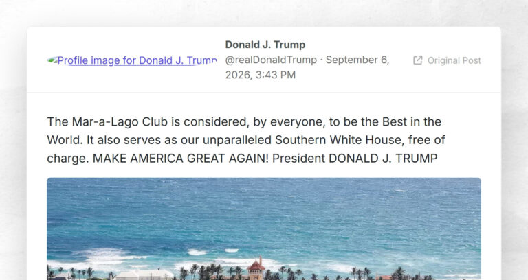 The Mar-a-Lago Club is considered, by everyone, to be the Best in the World. It also serves as our unparalleled Southern White House, free of charge. MAKE AMERICA GREAT AGAIN! President DONALD J. TRUMP