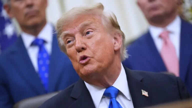 Trump threatens trade war if rates aren't cut after strong jobs report